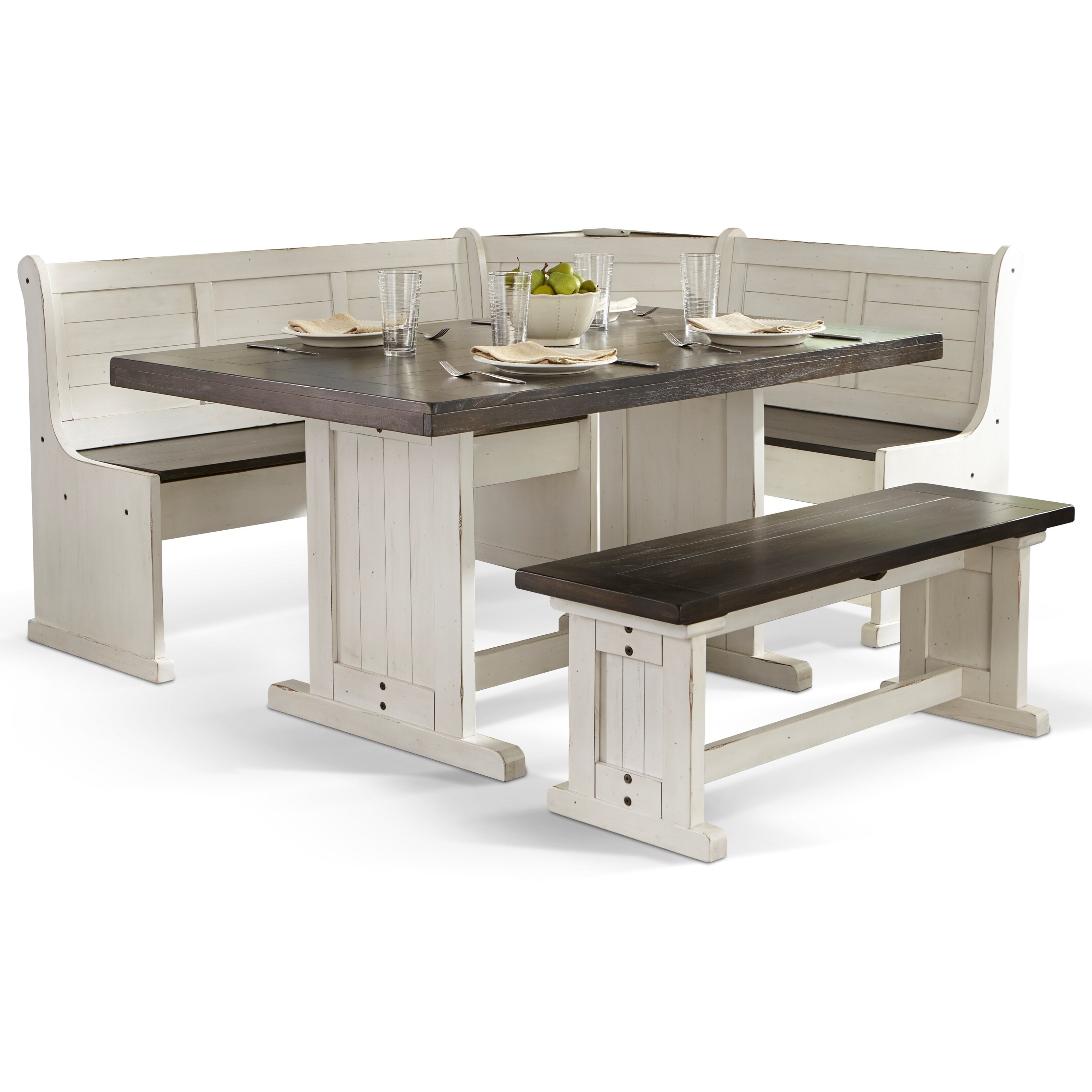 Breakfast nook set on sale with storage